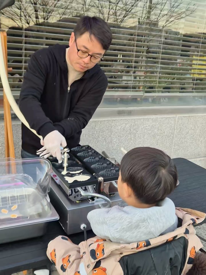 #하늘로교회 붕어빵전도 첫 개시일.