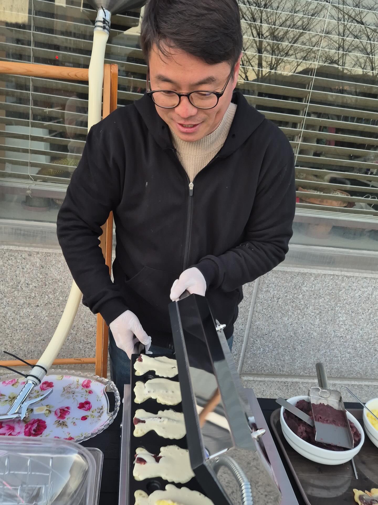 #하늘로교회 붕어빵전도 첫 개시일.