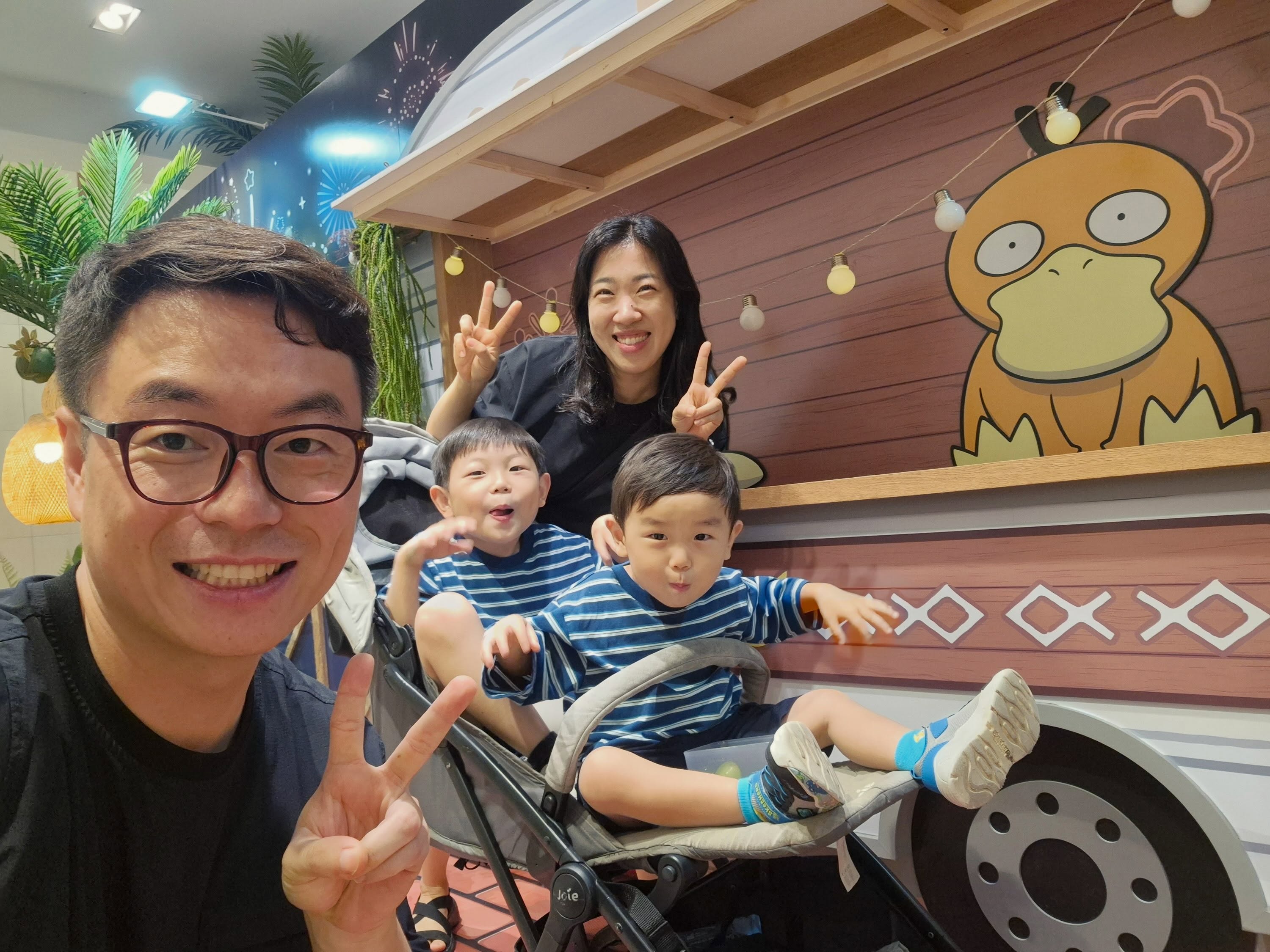 두근두근, 느긋느긋, 여름방학, 가족여행